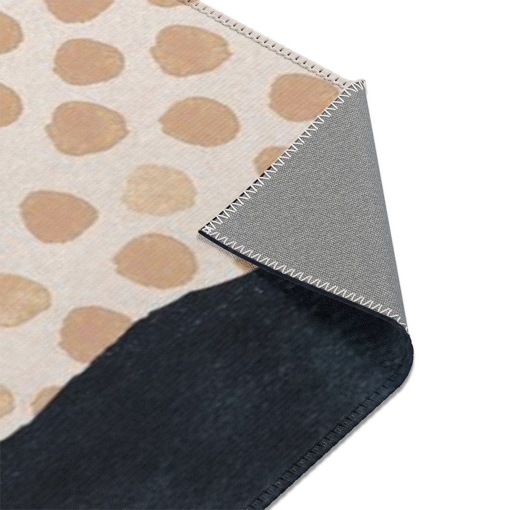 Boho Area Rug | Blush Pink Beige