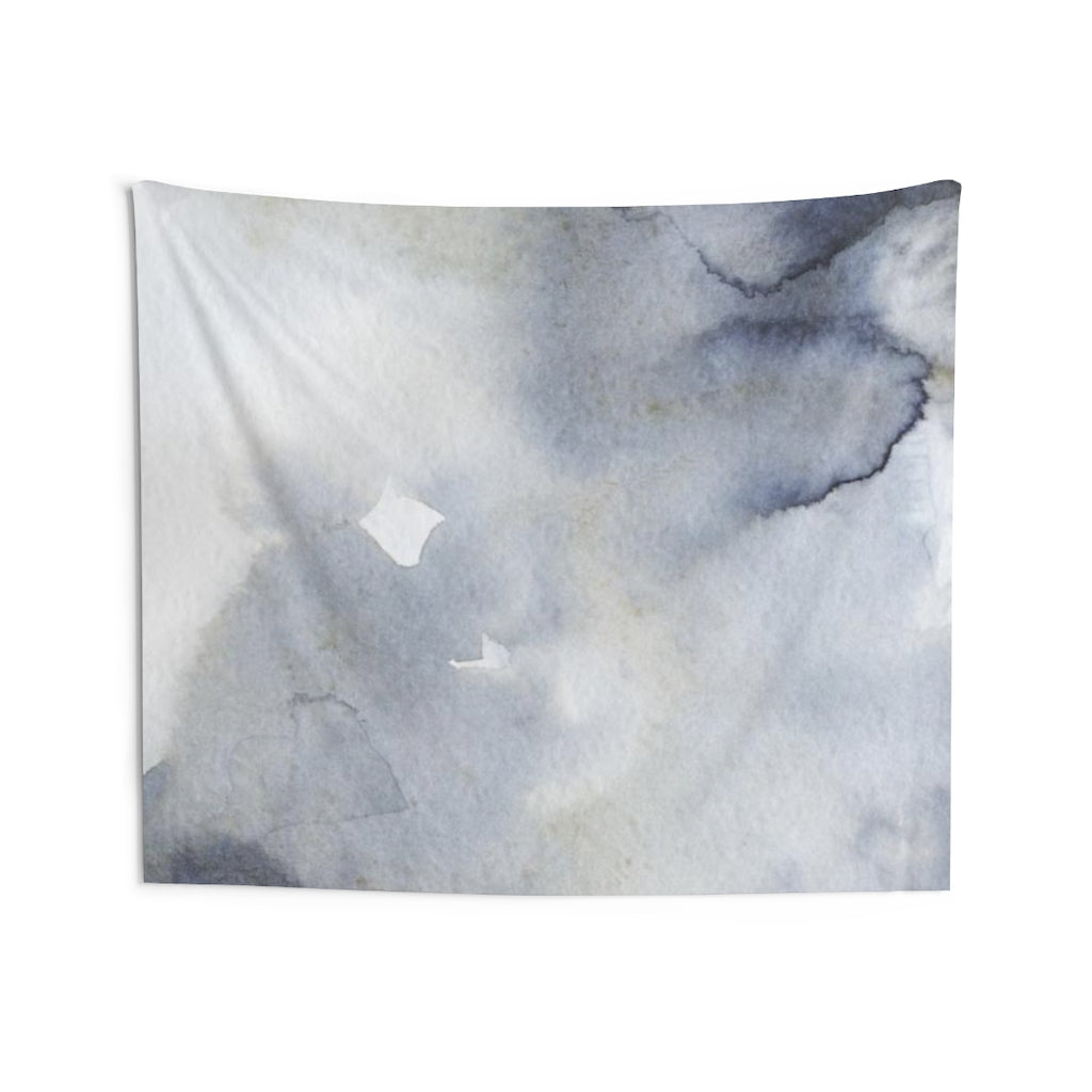 Abstract Tapestry | Navy Blue Grey White