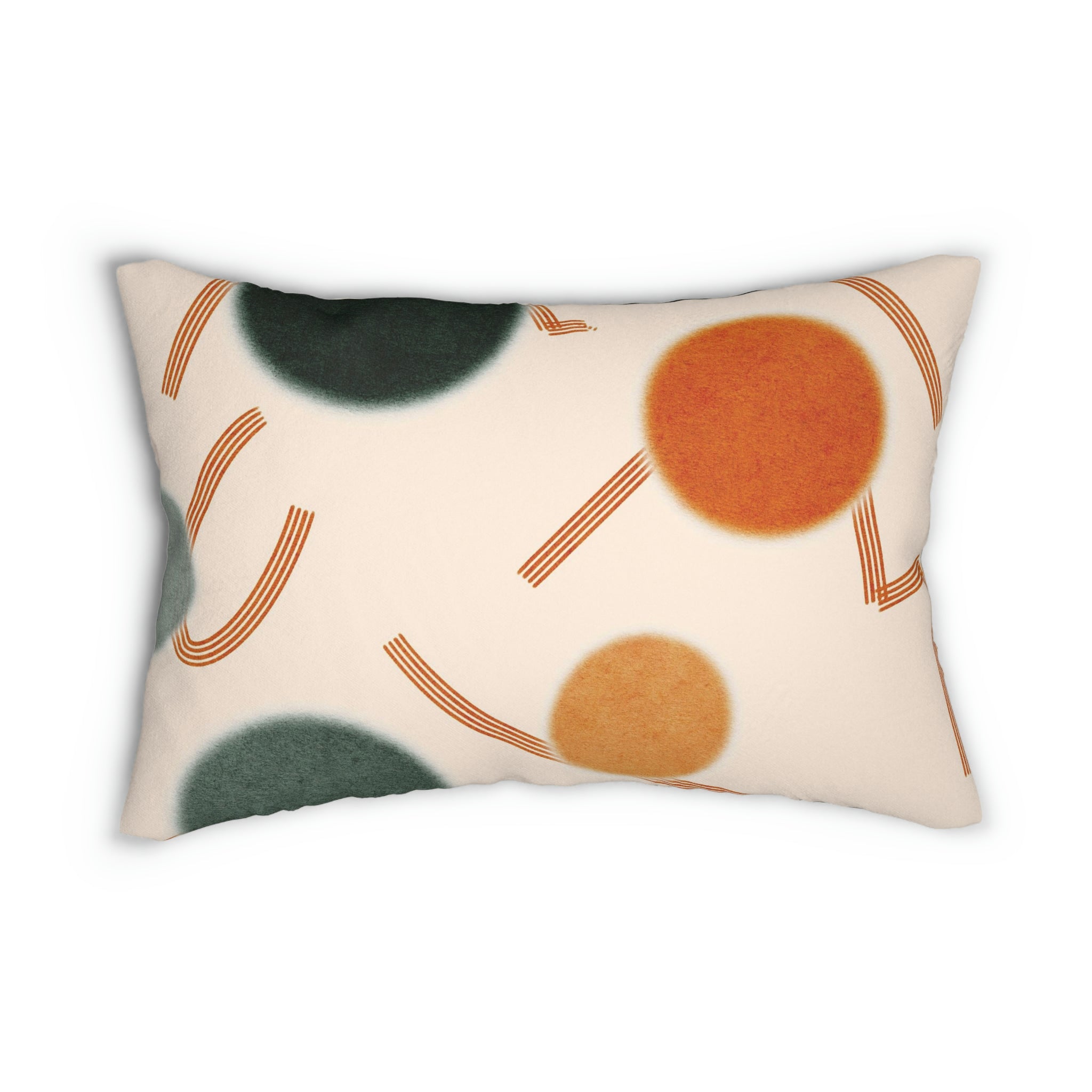 modern throw lumbar pillow with insert