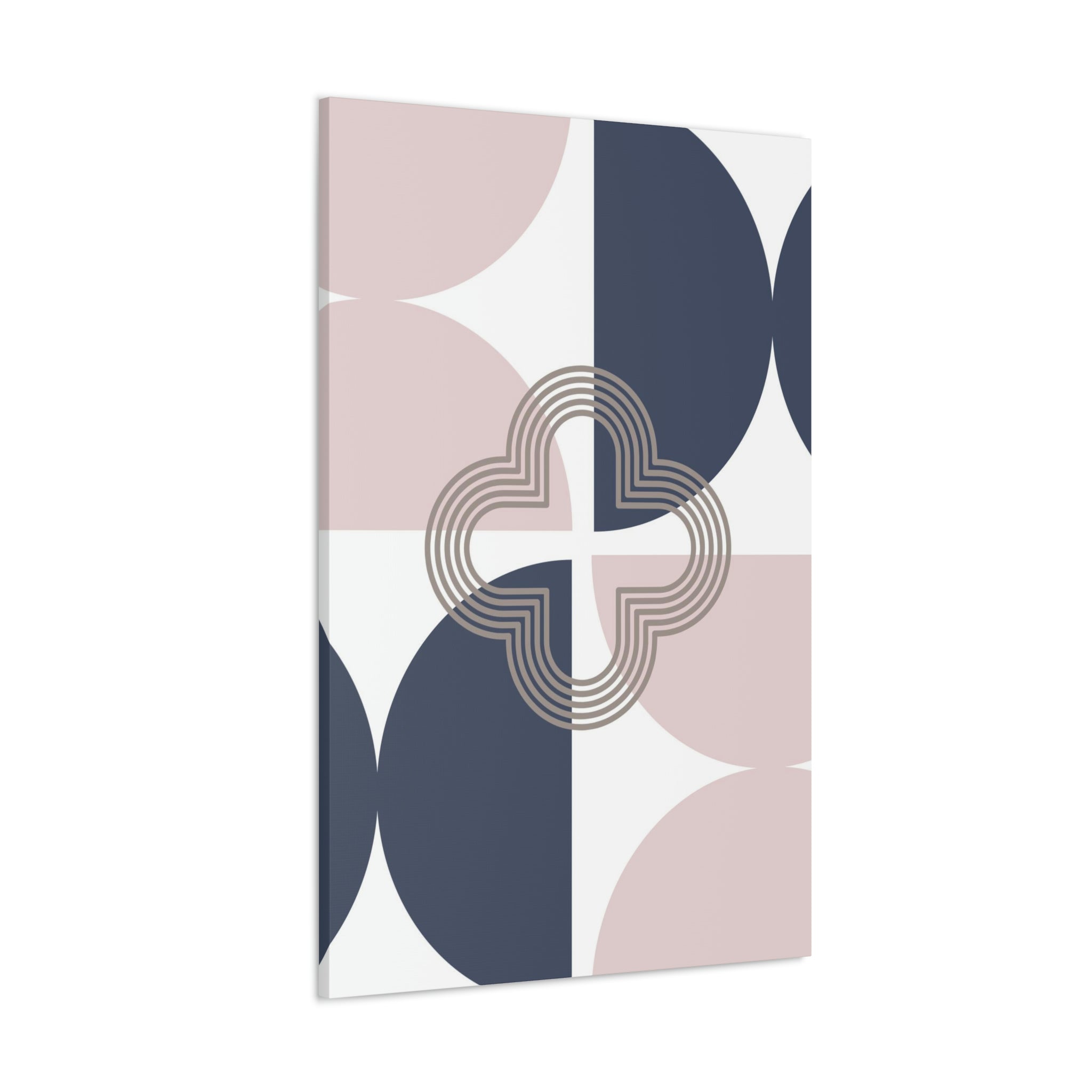 Mid Century Canvas Wall Art | Geometric