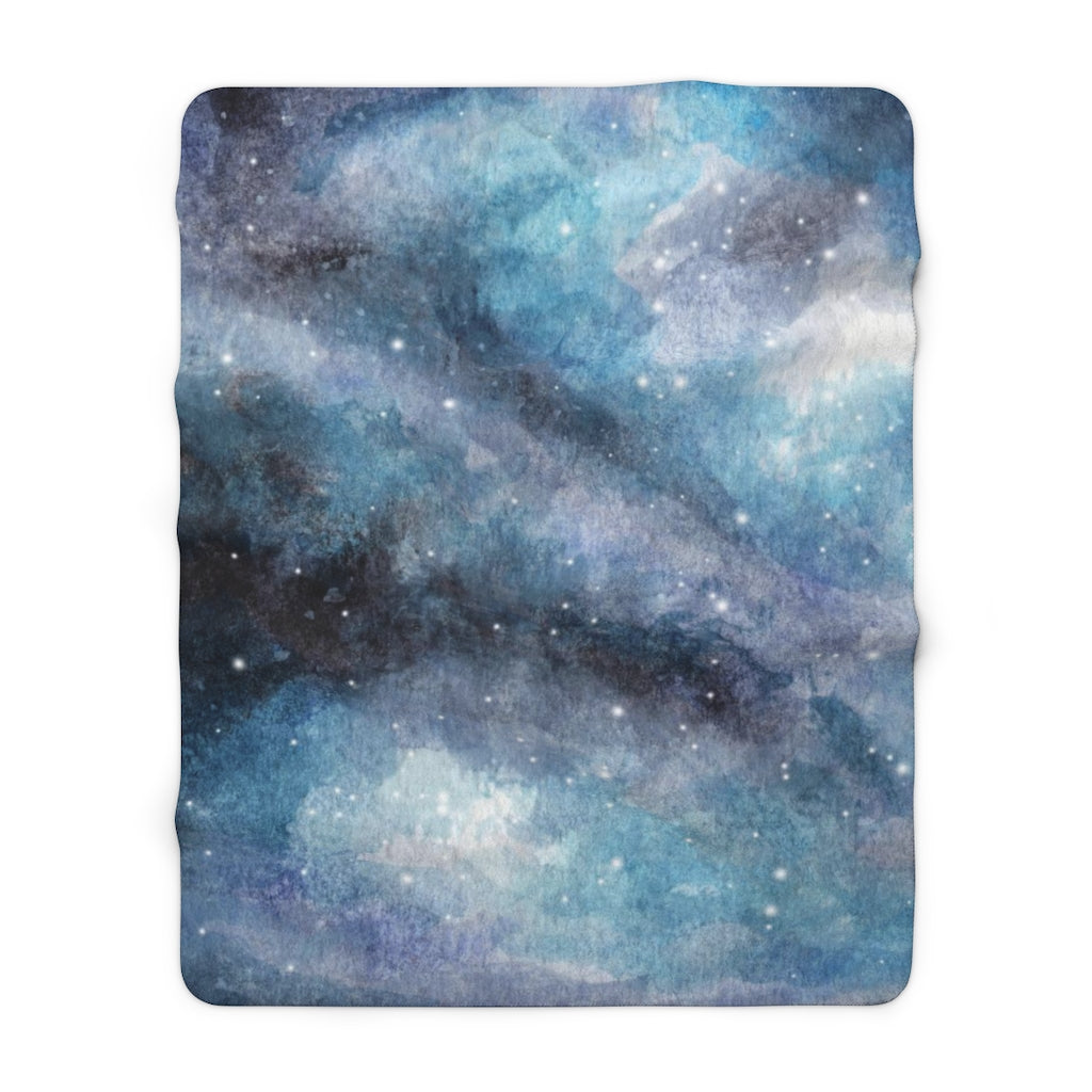 Celestial Sky Comfy Blanket | Blue Navy Ombre