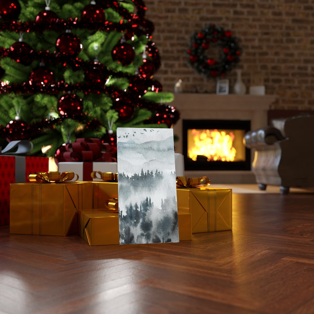 Nature Wall Canvas Art | Gray Woodlands
