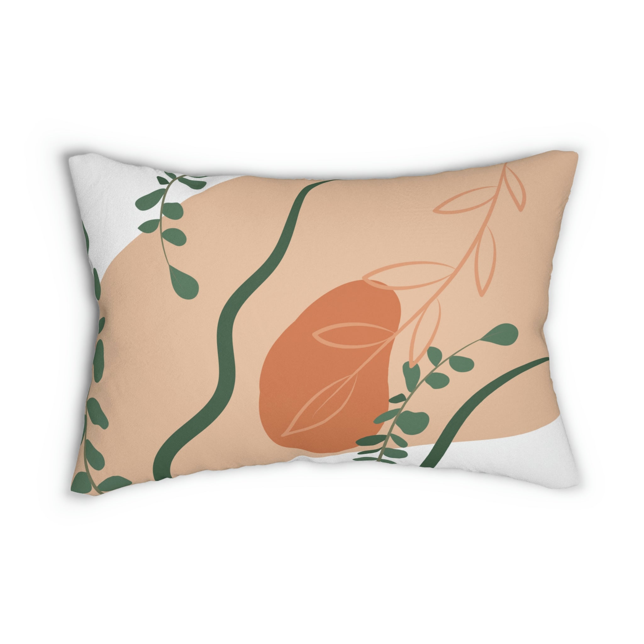 Lumbar rectangle throw pillow