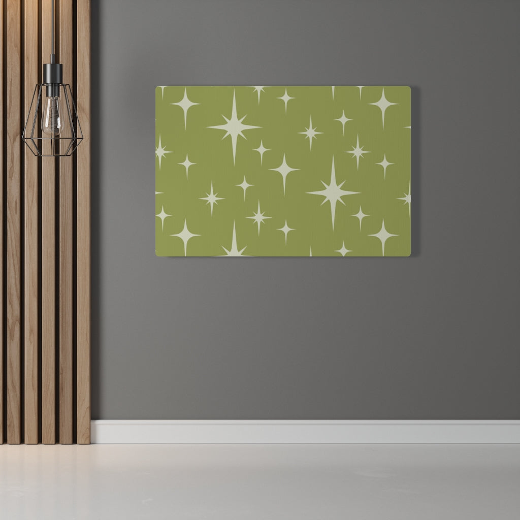 BOHO CANVAS ART | Sage Green Stars