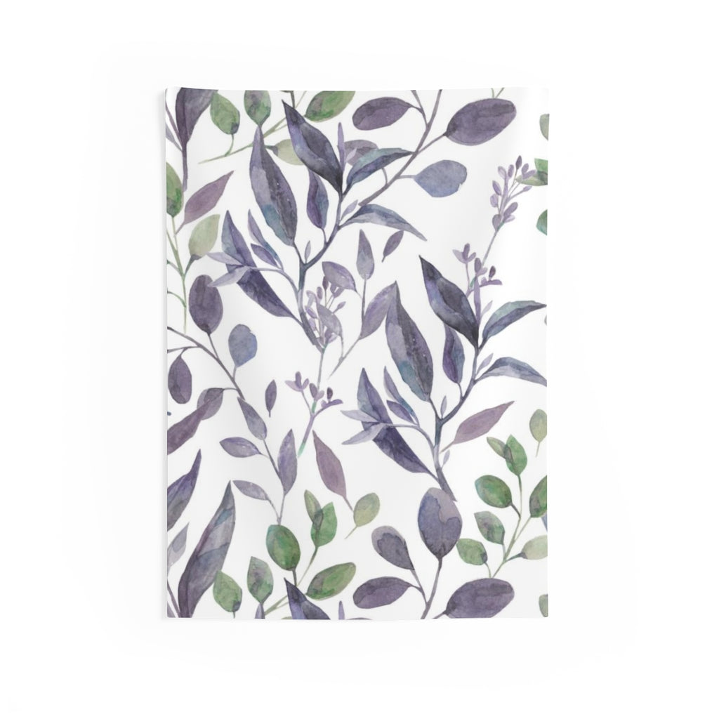 Floral Tapestry | Purple Green White