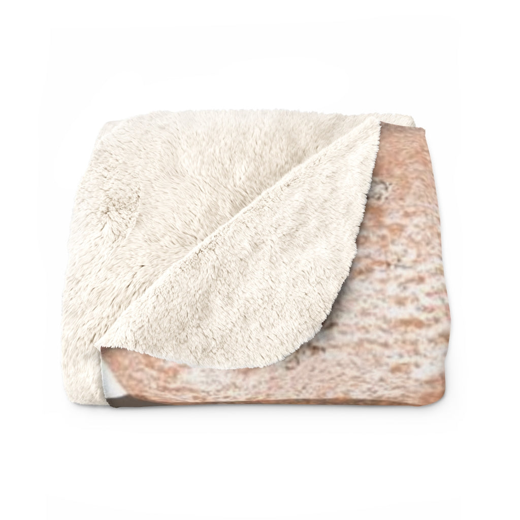Floral Comfy Blanket | Rust Earthy Abstract