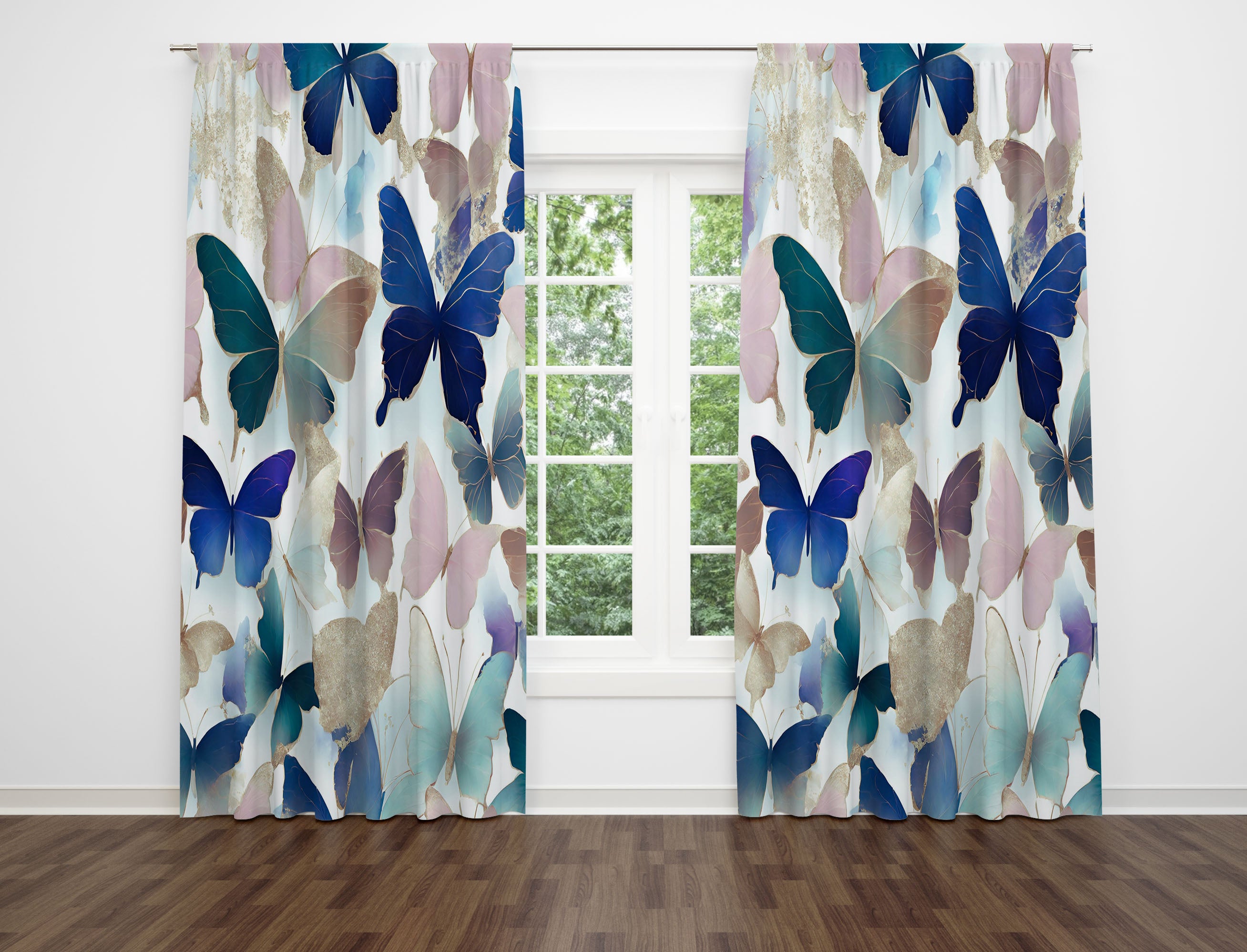 modern abstract, unique window curtains