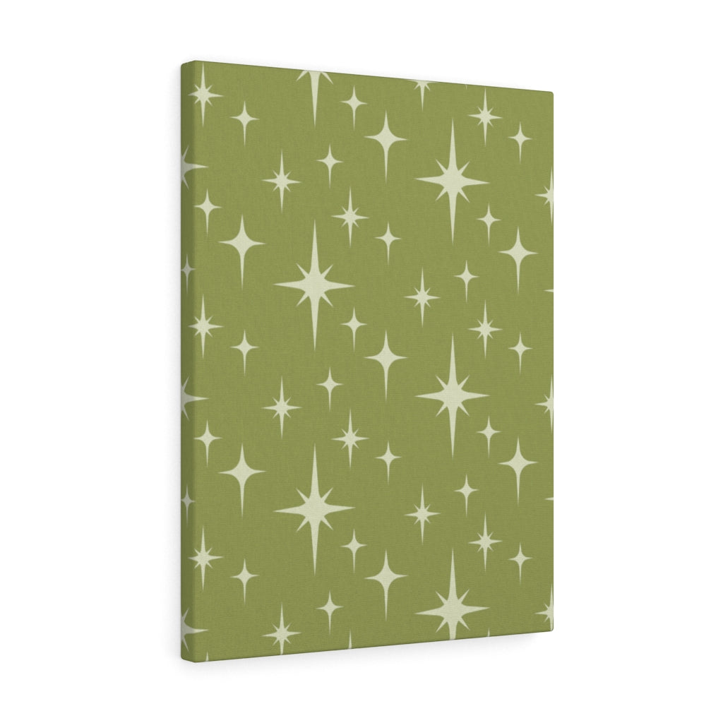 BOHO CANVAS ART | Sage Green Stars