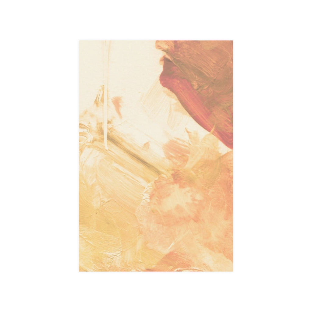 Abstract Terracotta Art Prints | Cream Beige Orange