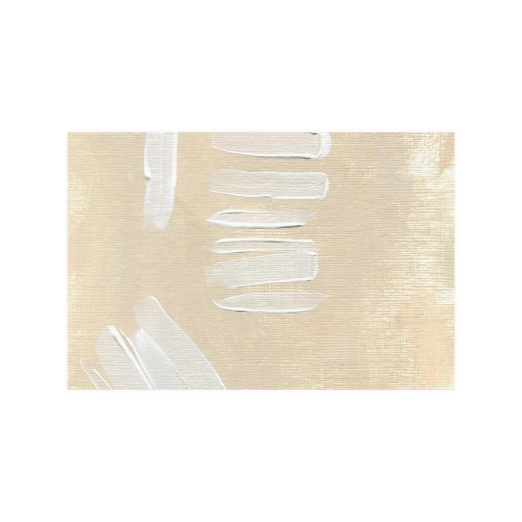 Abstract Terracotta Art Prints | Beige White