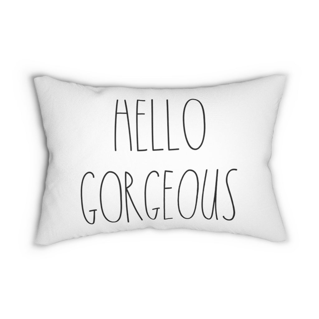 modern throw lumbar pillow with insert