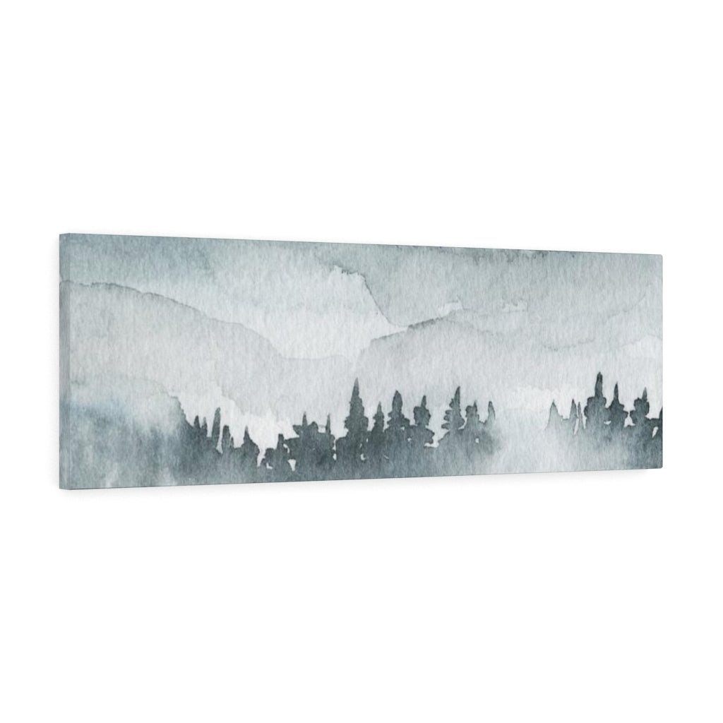 Nature Wall Canvas Art | Gray Woodlands
