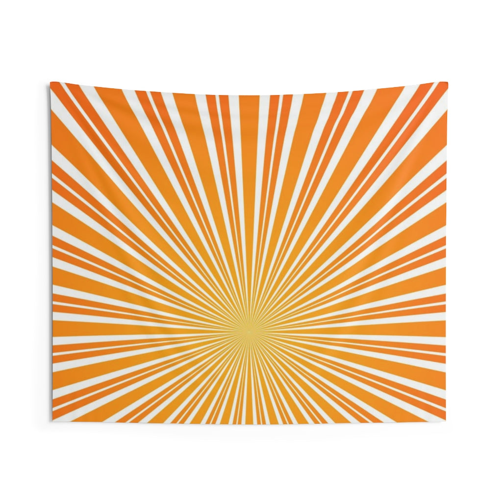 Retro Tapestry | Yellow Orange White
