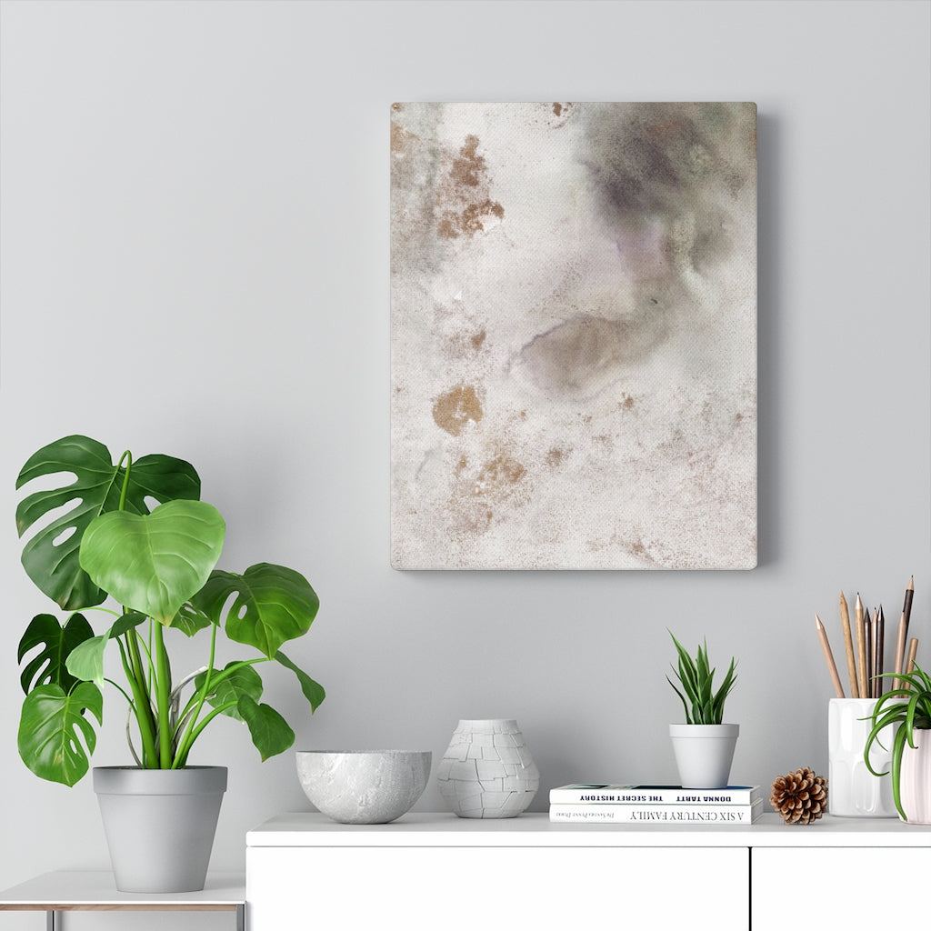 ABSTRACT WALL CANVAS ART | Beige Brown Black