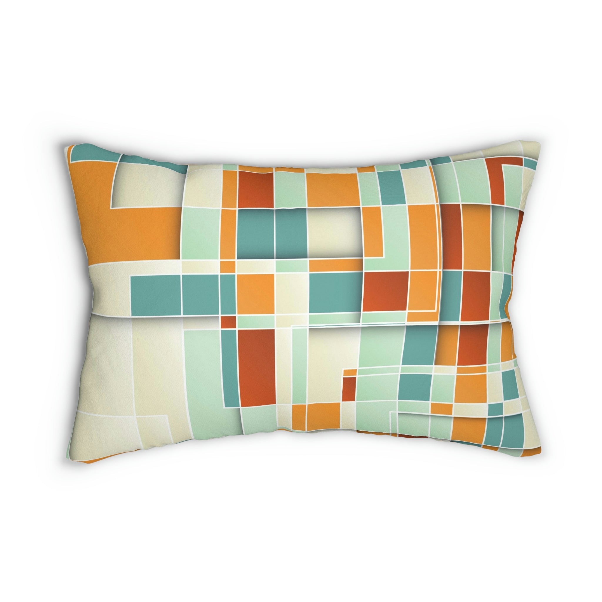 Lumbar rectangle throw pillow