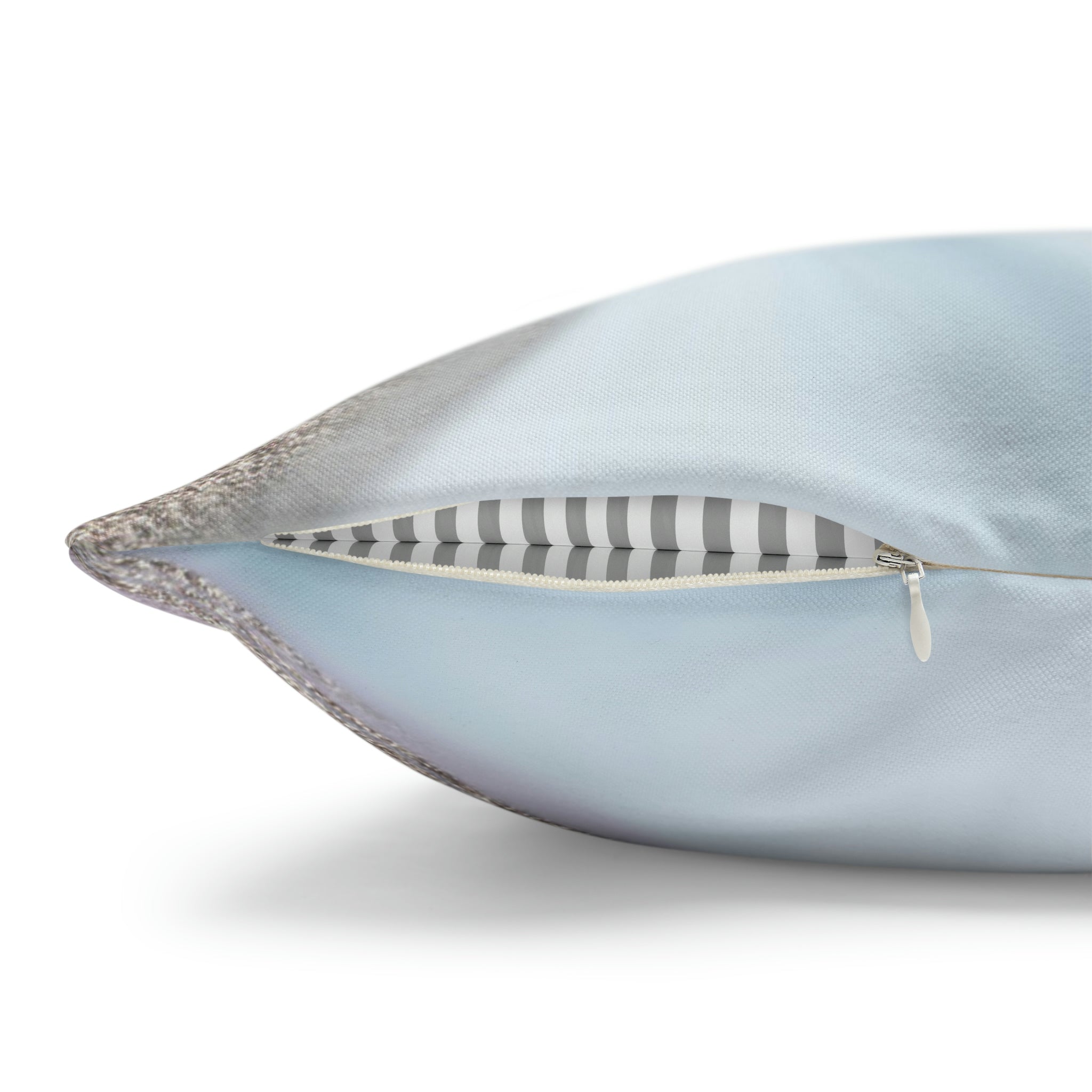 Abstract Boho Pillow Cover | Sky Blue Lavender