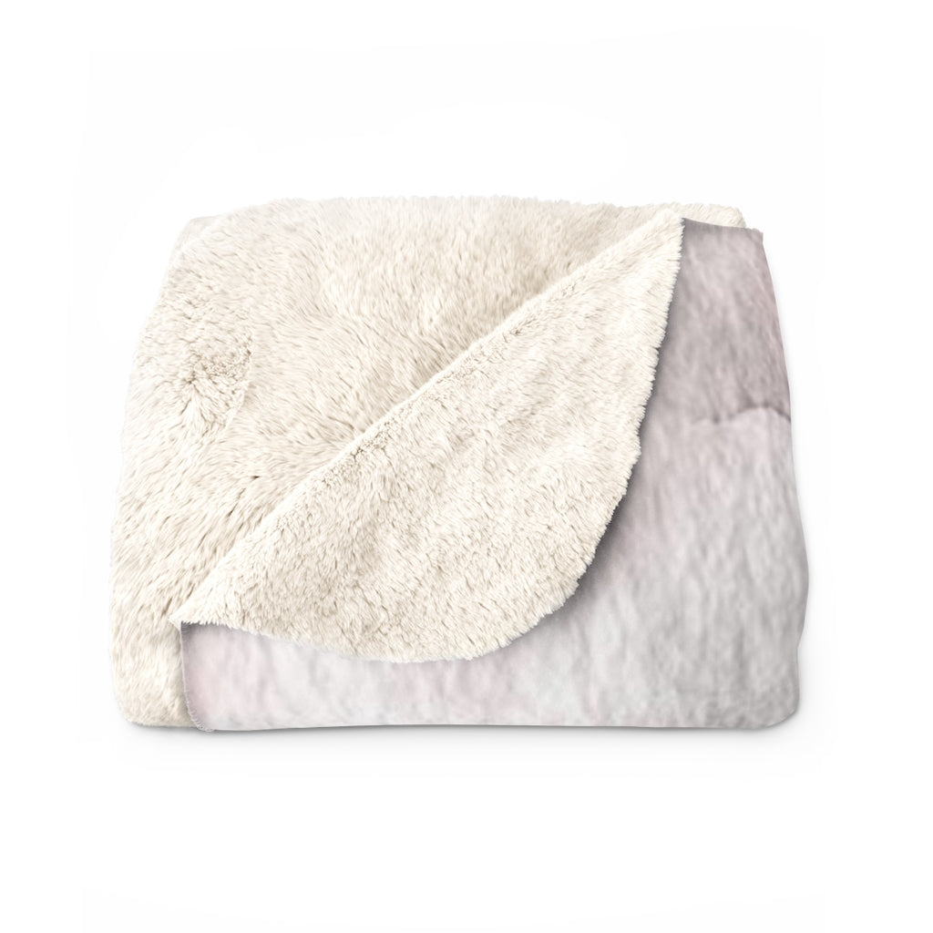Abstract Comfy Blanket | Pink Purple Ombre