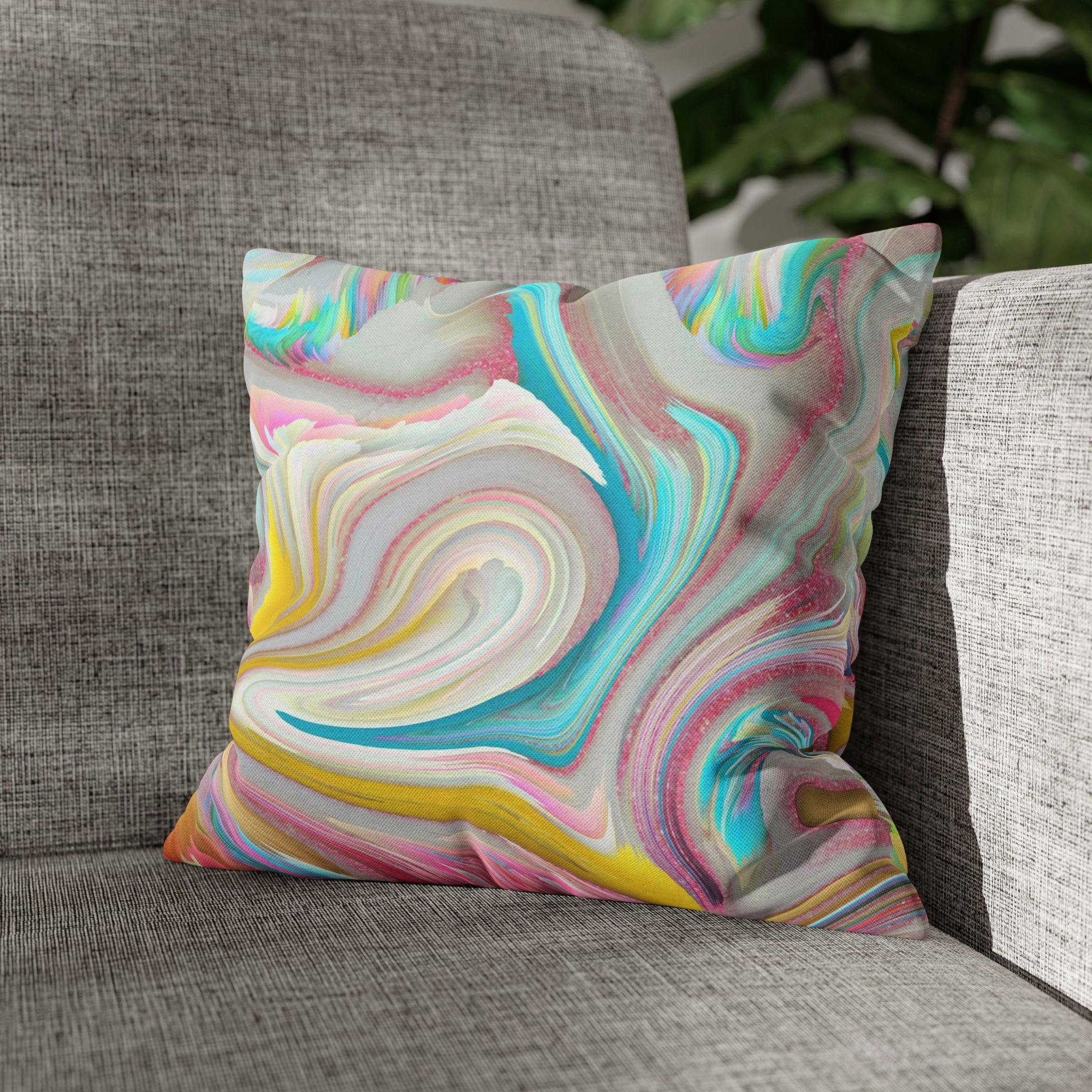 Abstract Pillow Cover | Funky Colorful