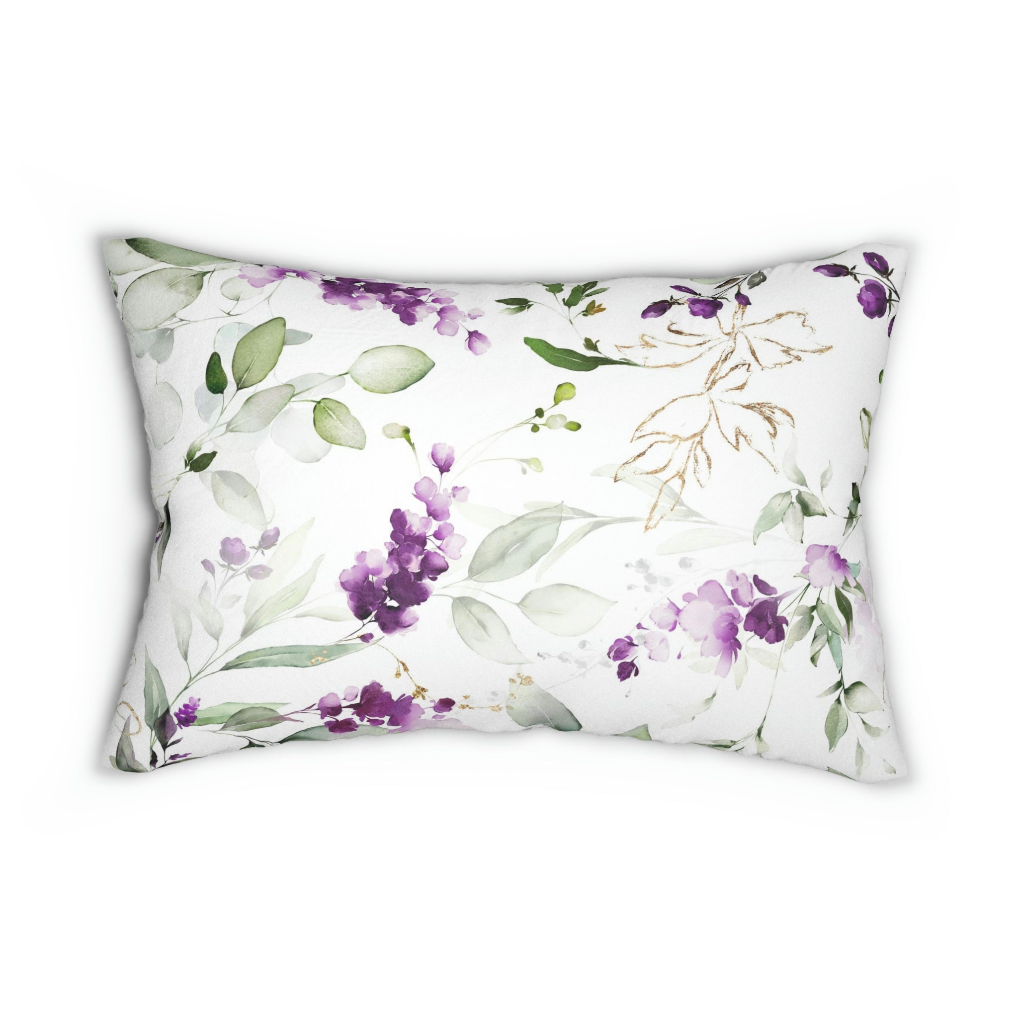 Lumbar Pillow | Lavender Spring Garden