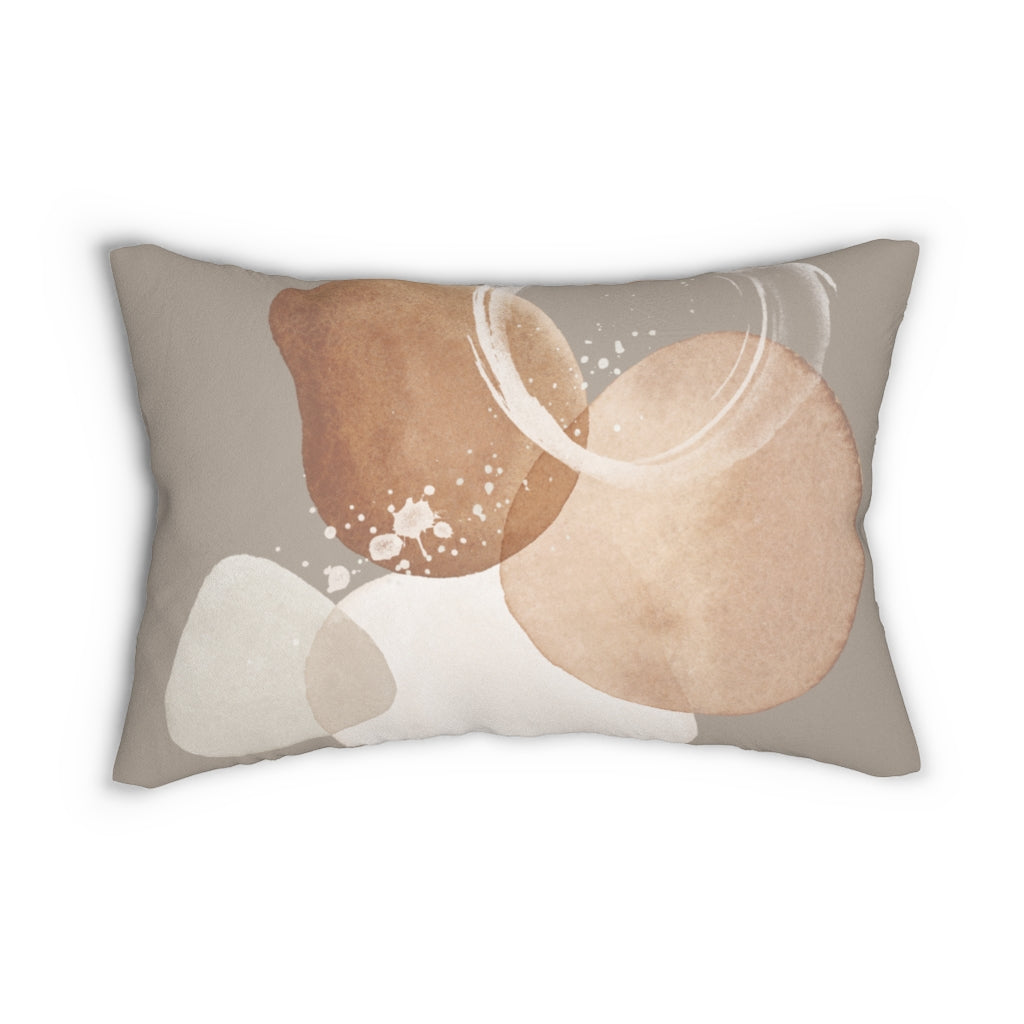 Lumbar rectangle throw pillow