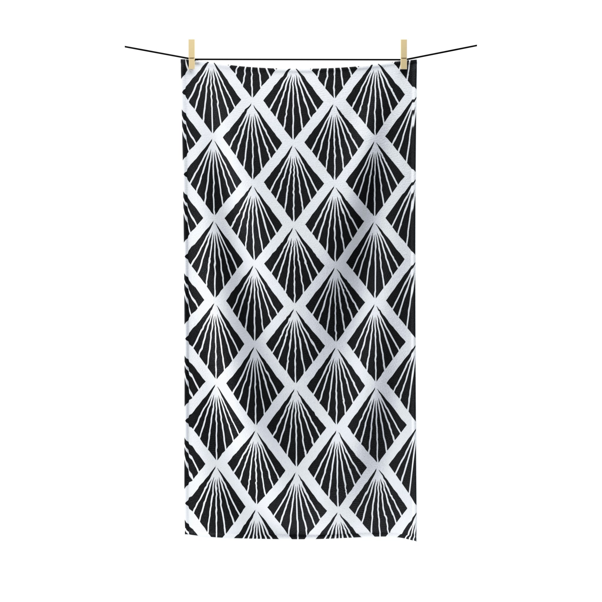 colorful unique print bath towel