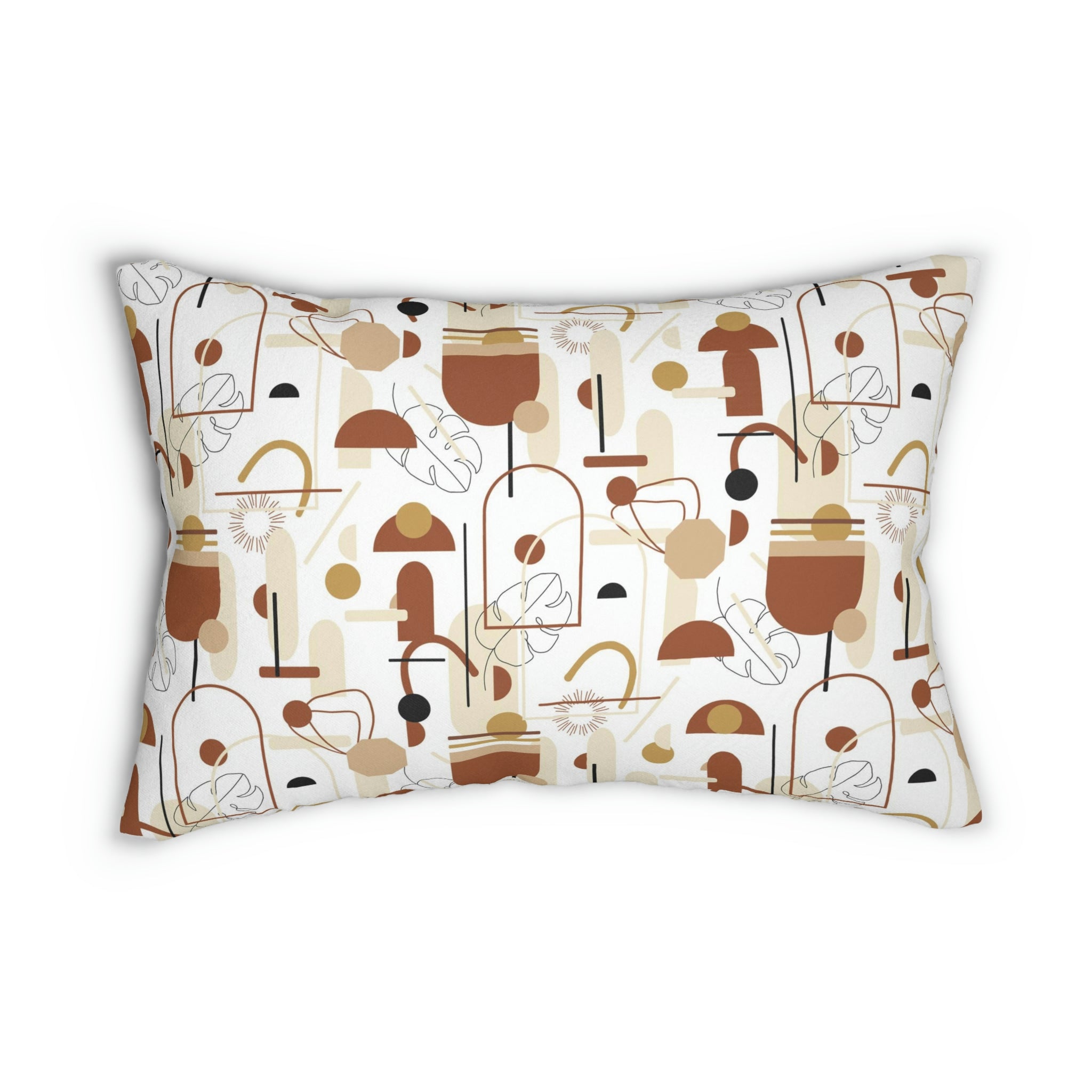 Lumbar rectangle throw pillow