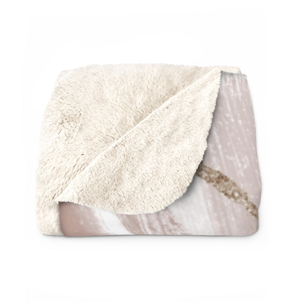 modern abstract cozy blanket