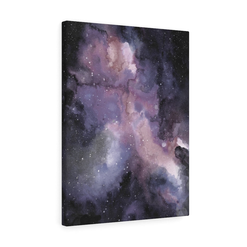 MYSTICAL WALL CANVAS ART | Black Purple Pink White