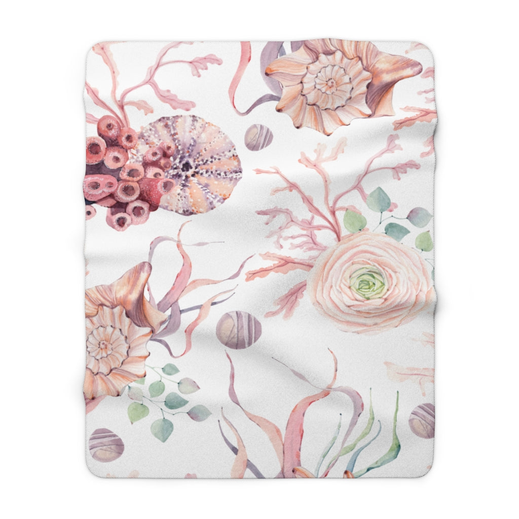 sherpa fleece throw blanket