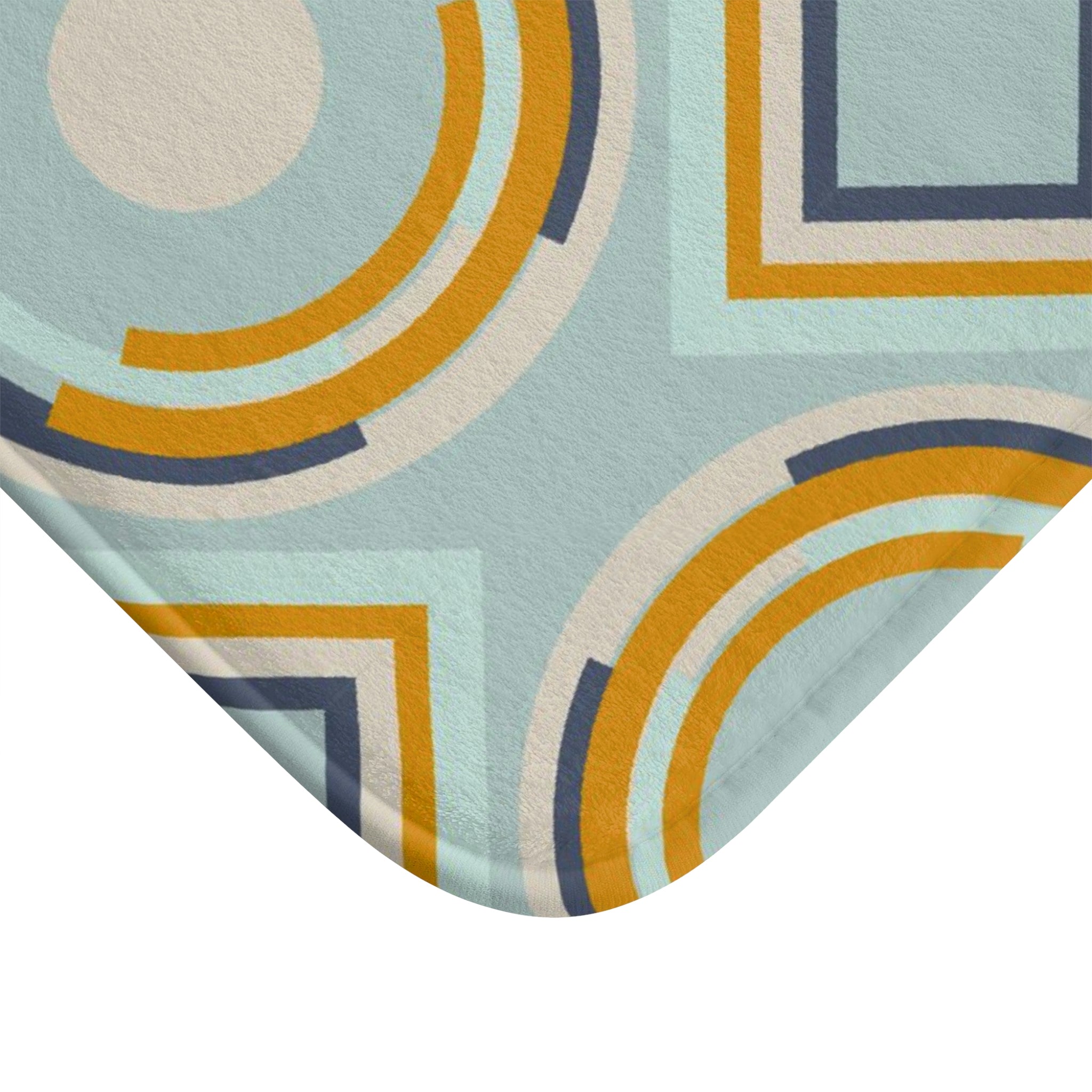 Boho Abstract Bath, Kitchen Mat | Mid-Century Minimalist
