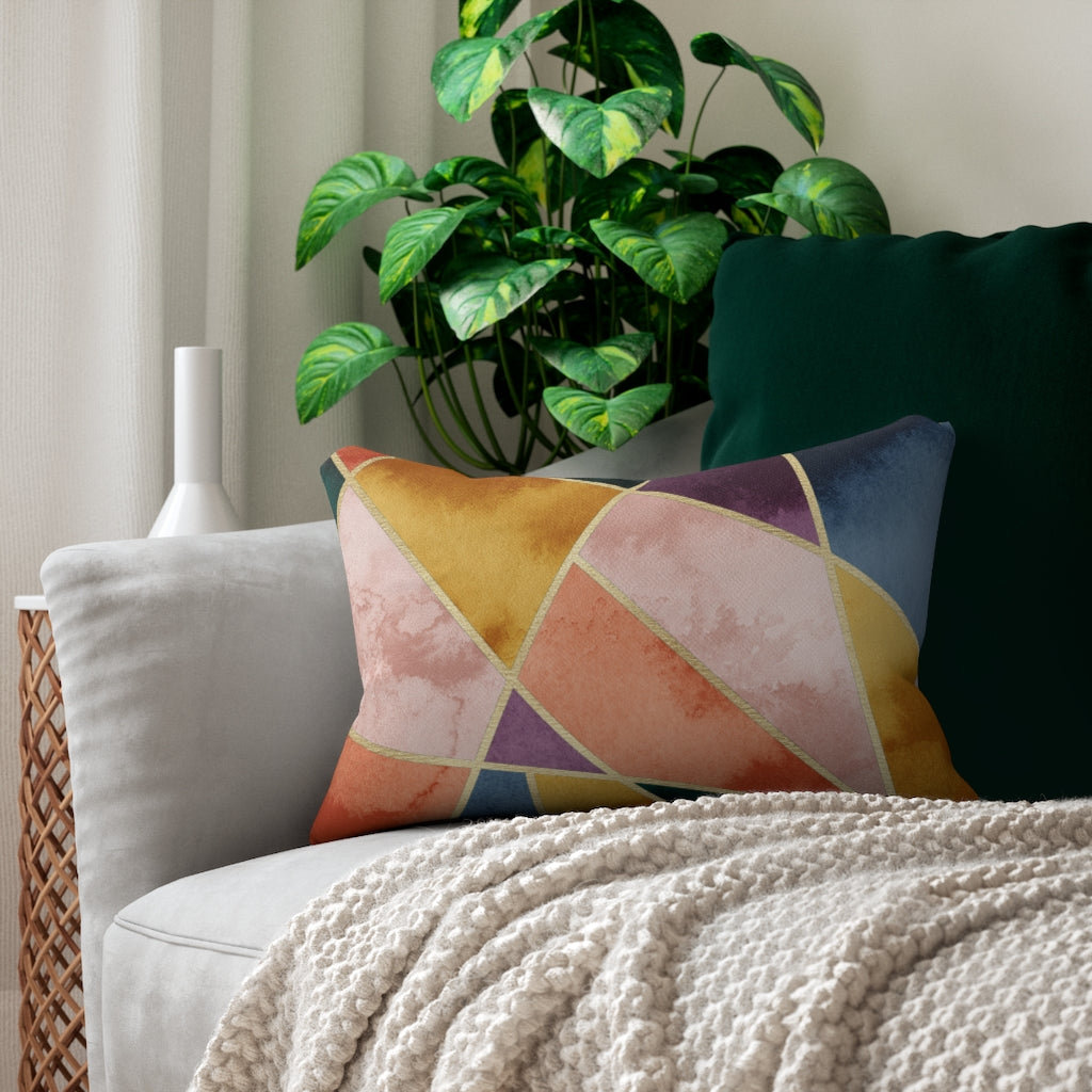 modern throw lumbar pillow with insert