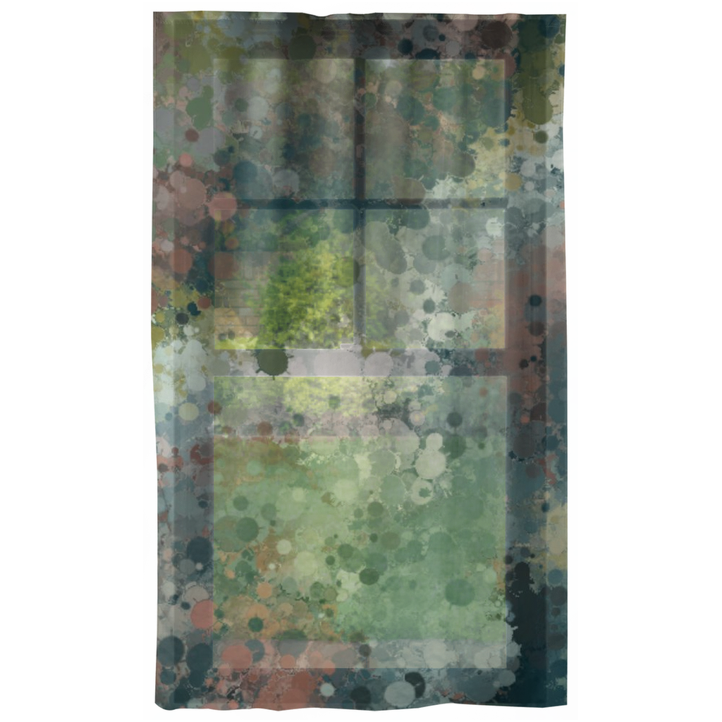 Abstract Window Curtains | Paint Splash