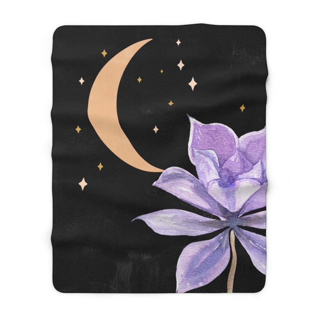 sherpa fleece throw blanket