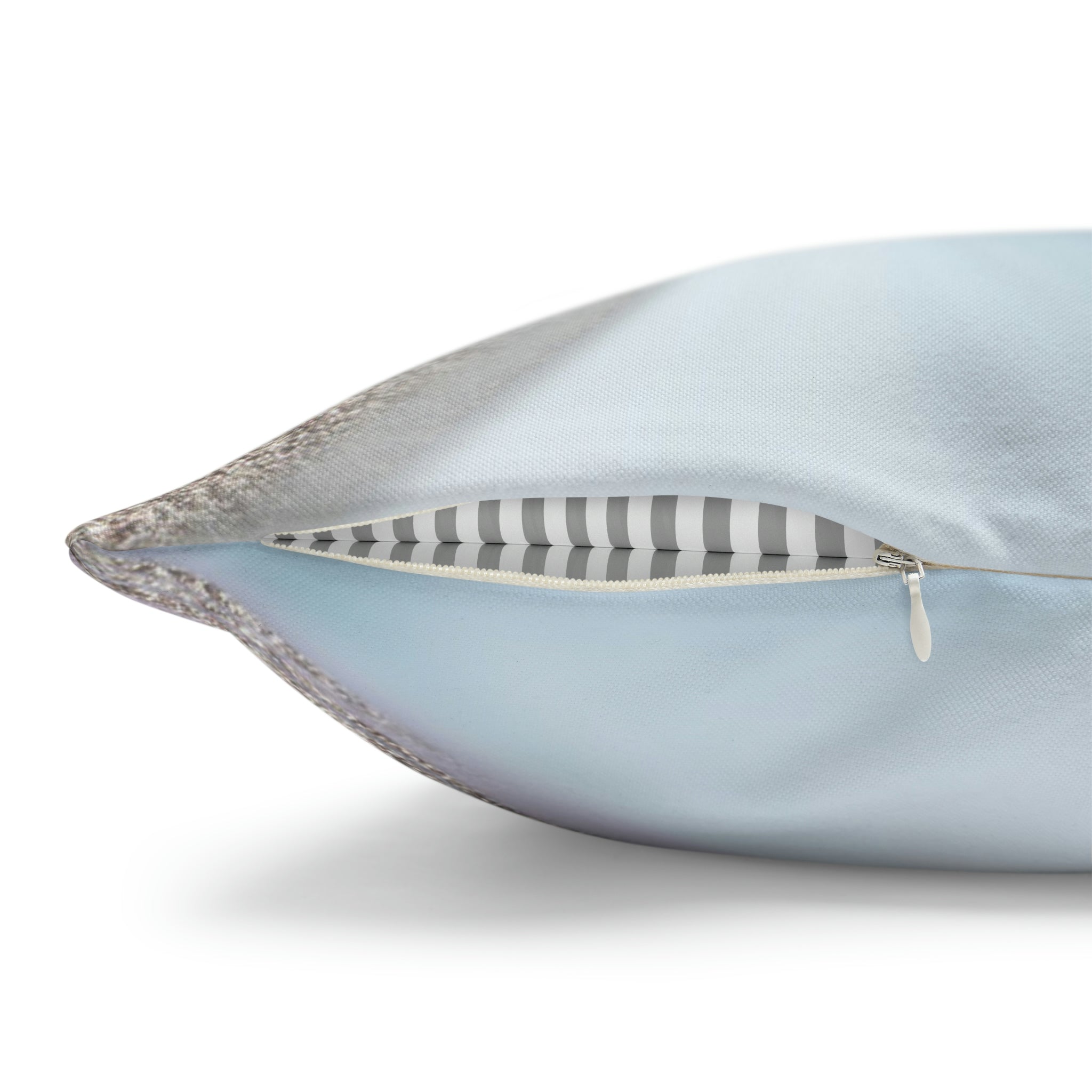 Abstract Boho Pillow Cover | Sky Blue Lavender