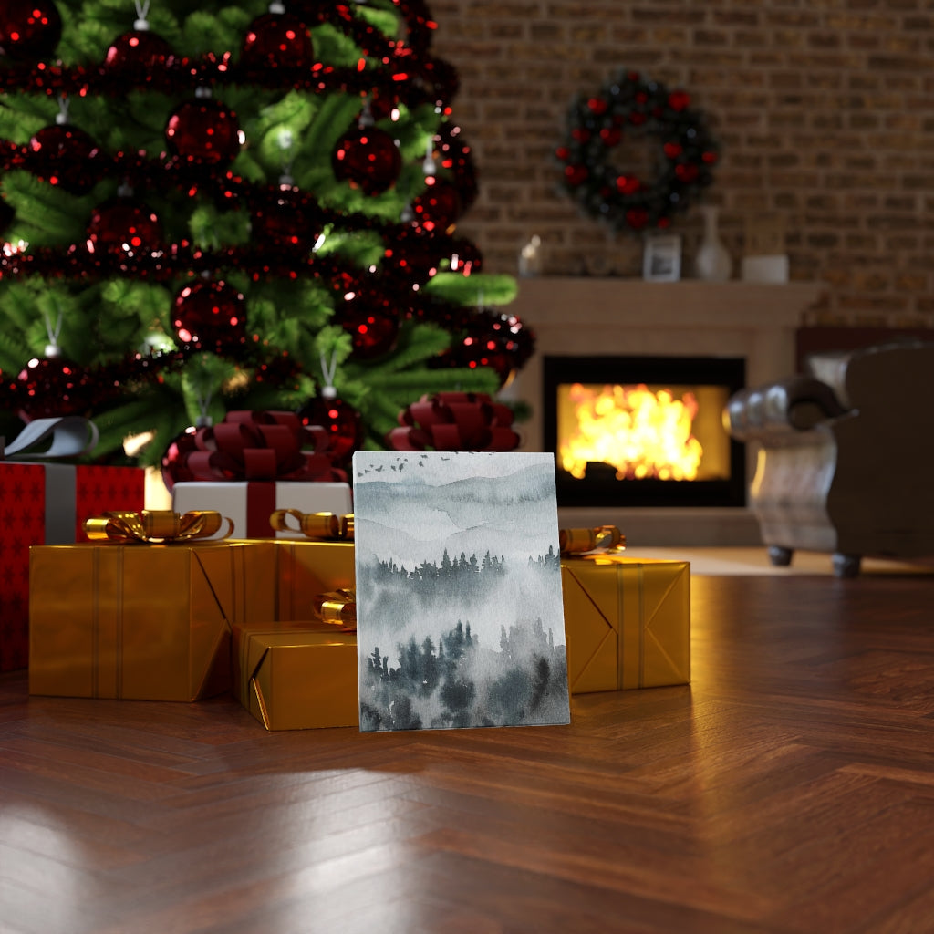 Nature Wall Canvas Art | Gray Woodlands