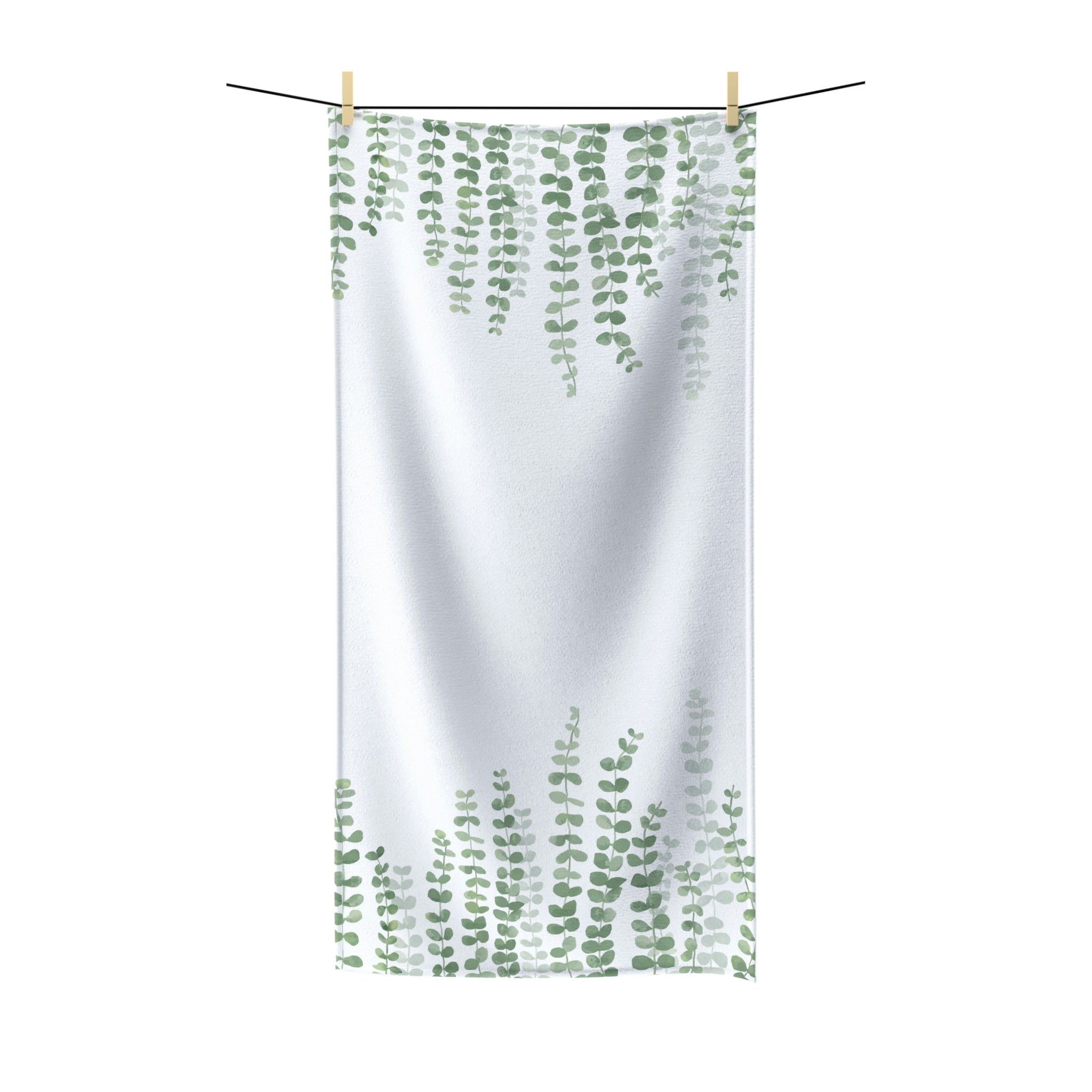Sage Green Eucalyptus Bath Towel