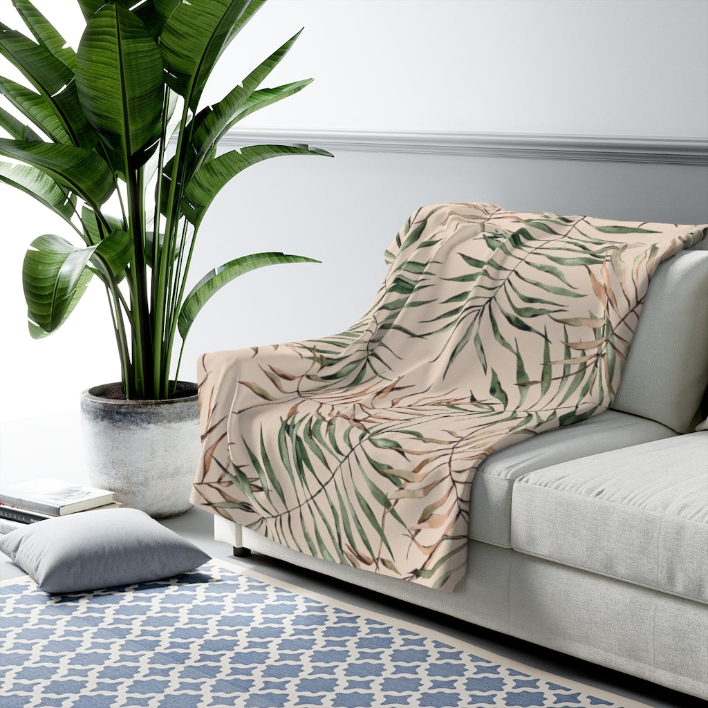sherpa fleece throw blanket