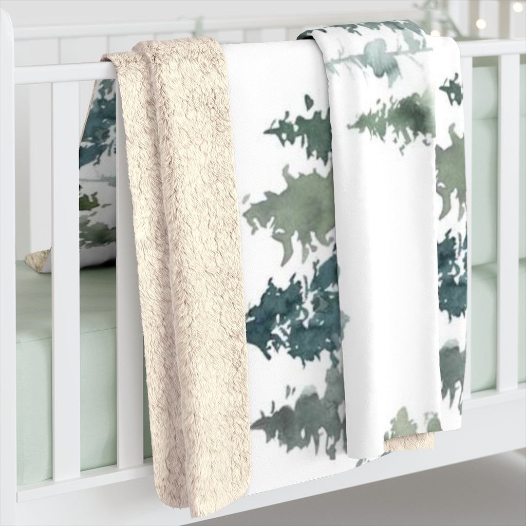 Evergreen Comfy Blanket | Spruce Trees Nature