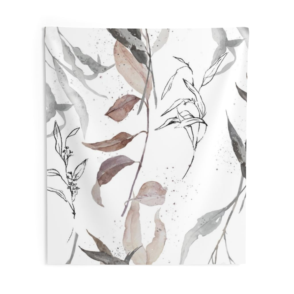 Floral Tapestry | White Bronze Grey White