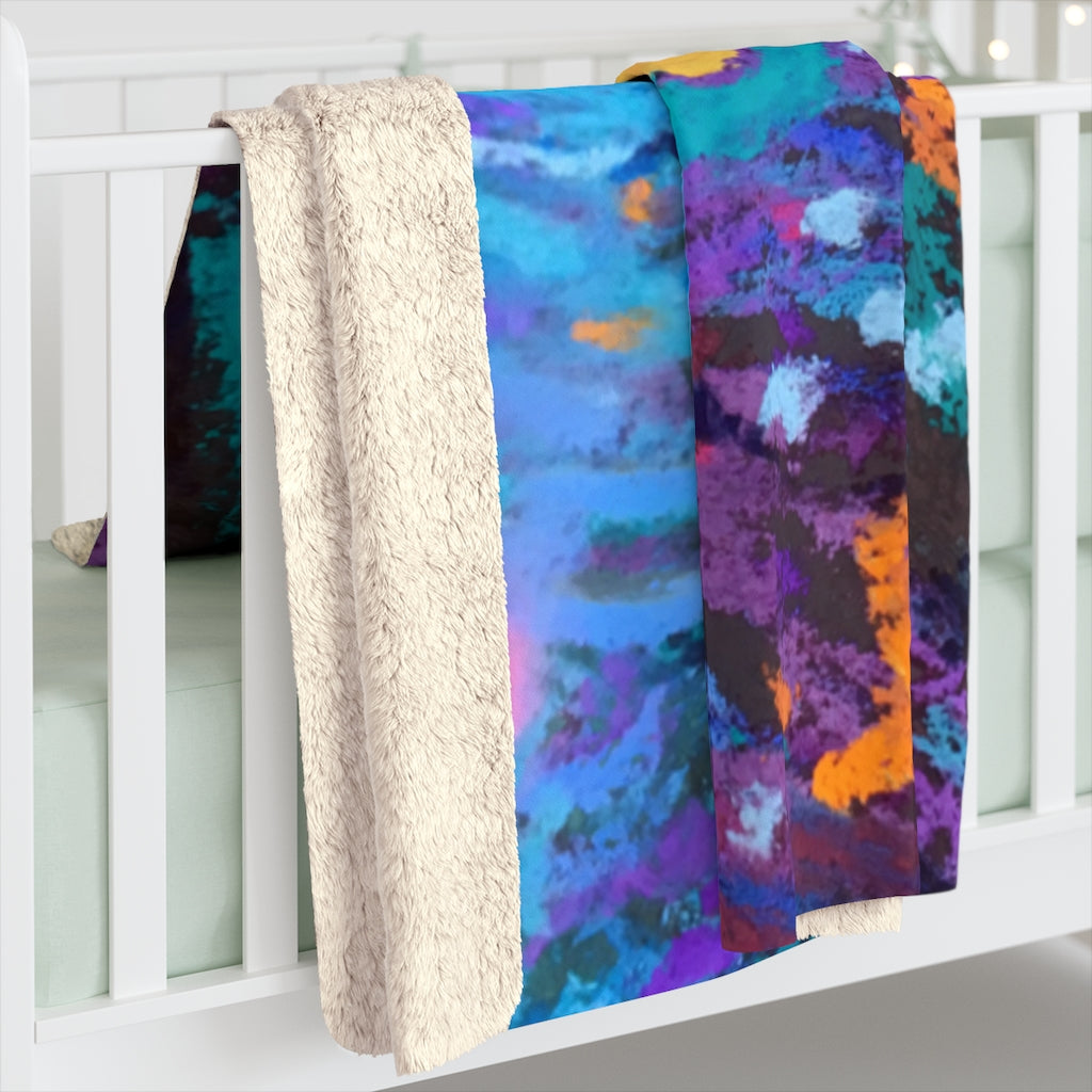 Colorful Abstract Blanket