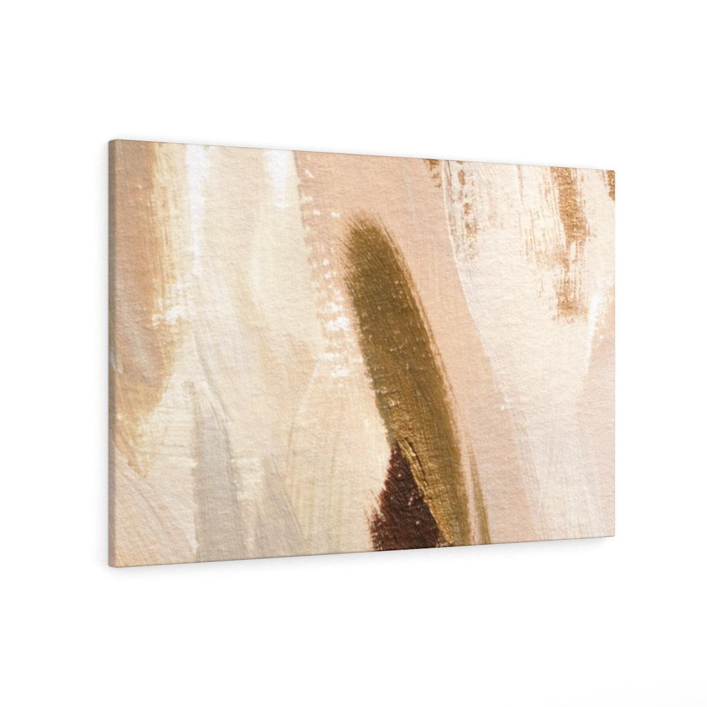 Abstract Canvas Art | Brown White Cream Beige