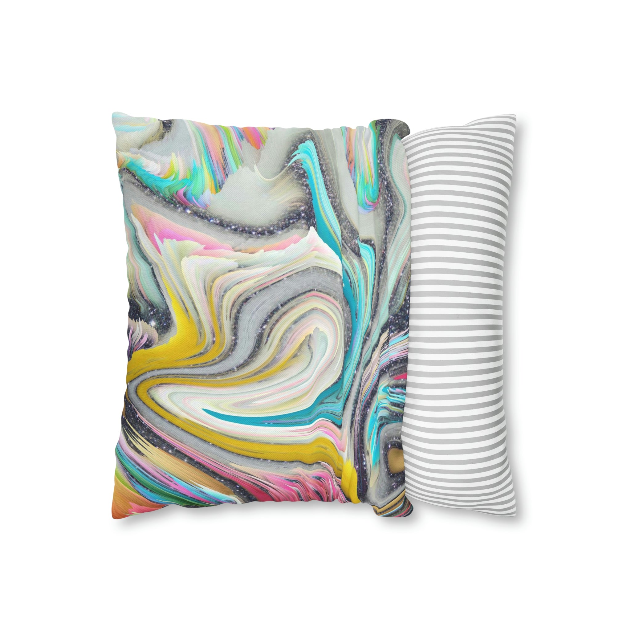 Abstract Pillow Cover | Funky Colorful