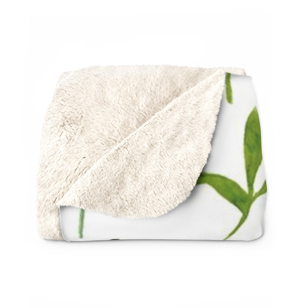 Floral Comfy Blanket | Lavander Butterflies