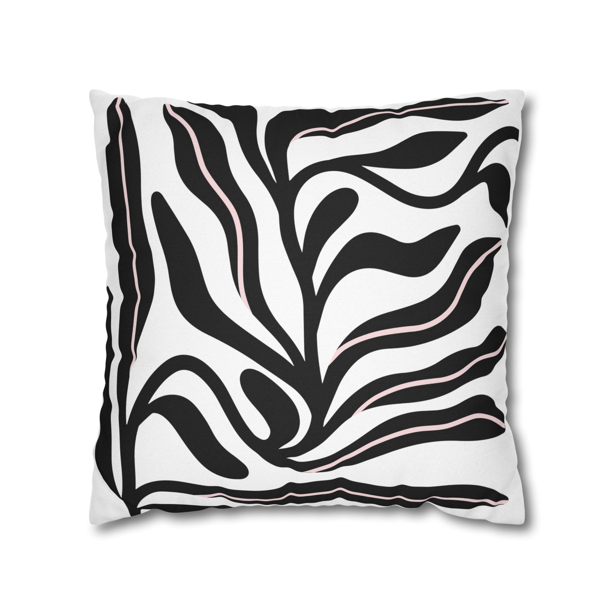 Abstract Pillow Cover | Black White Matisse Minimalist Art
