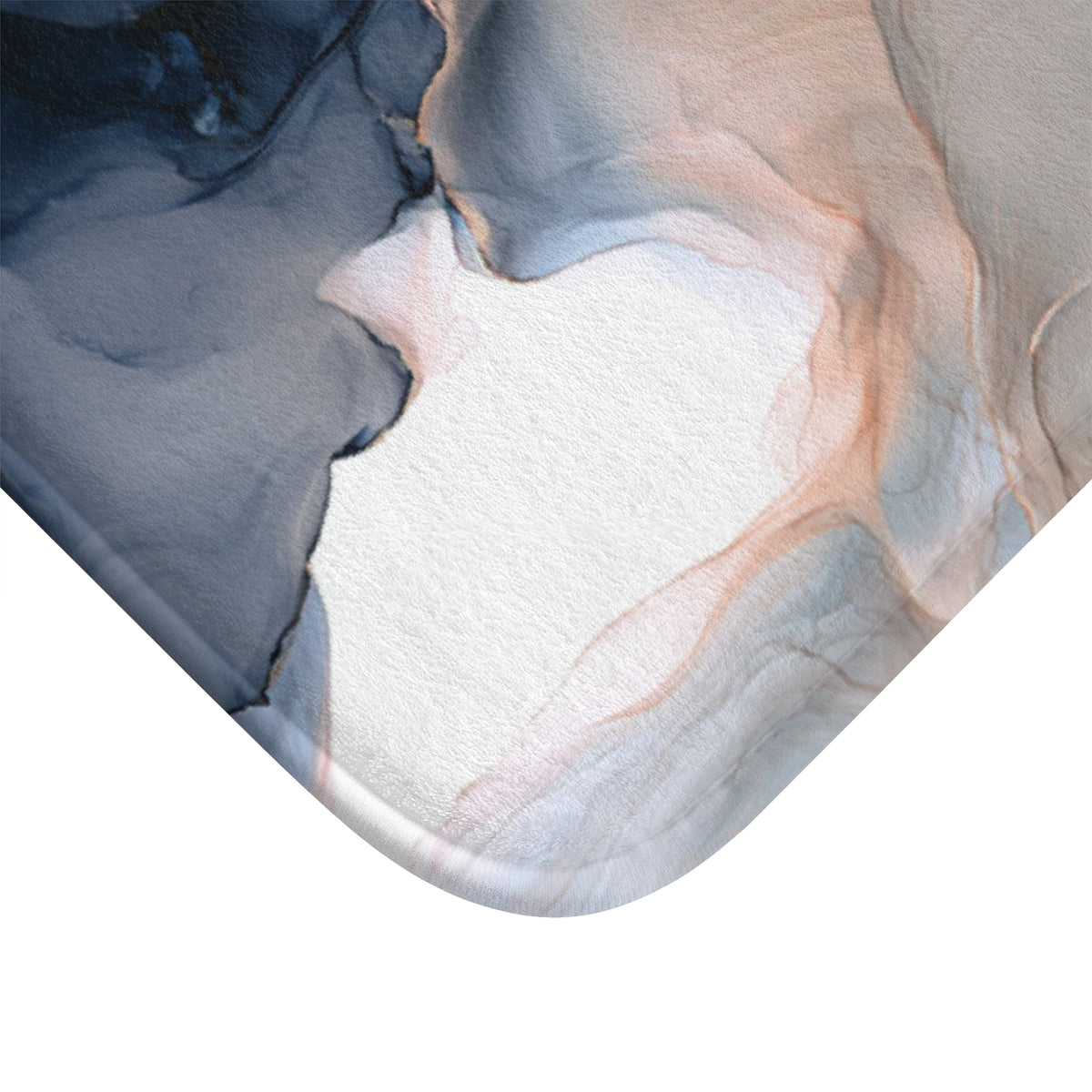 abstract art with a mix of blue, pink, and white colors, creating a visually striking and dynamic composition.