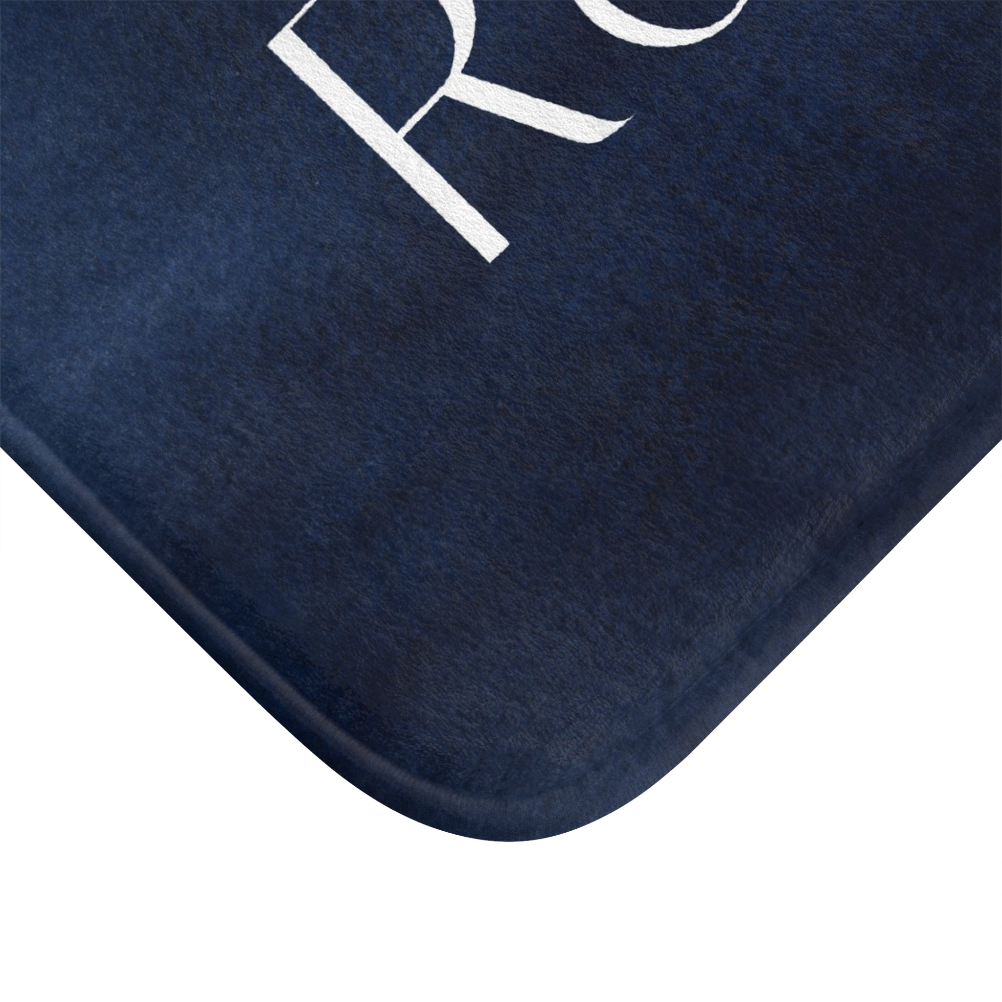 Navy Blue Bath Mat | Relax, Zen Kitchen Mat