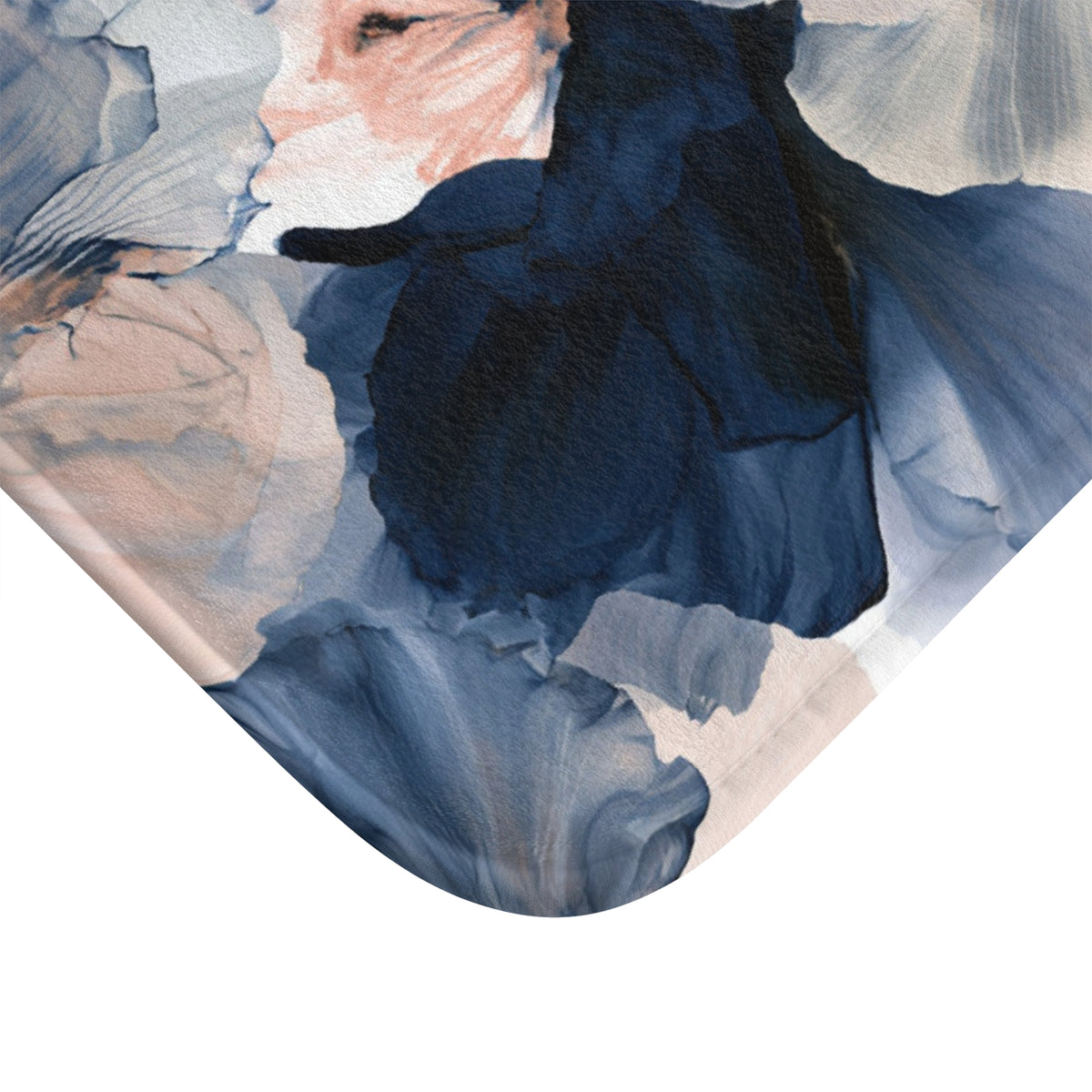 a close up of a tie with a painting on it