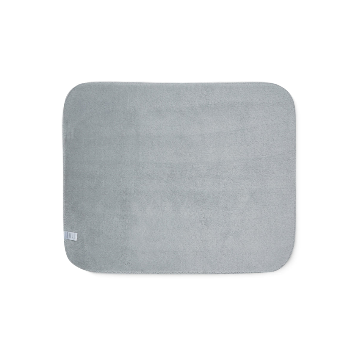 Blue Mint Watercolor Rosette Sherpa Blanket | Soft Floral Throw
