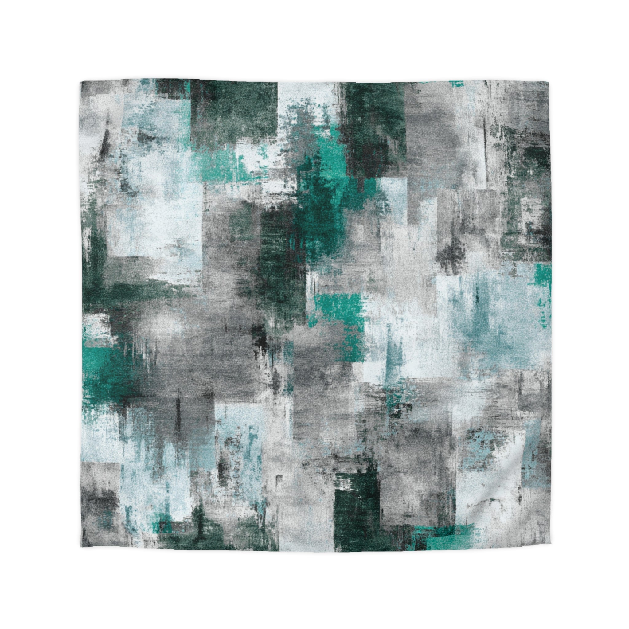 Ombre Duvet, Pillow Cover | Grey Green Bedroom Decor