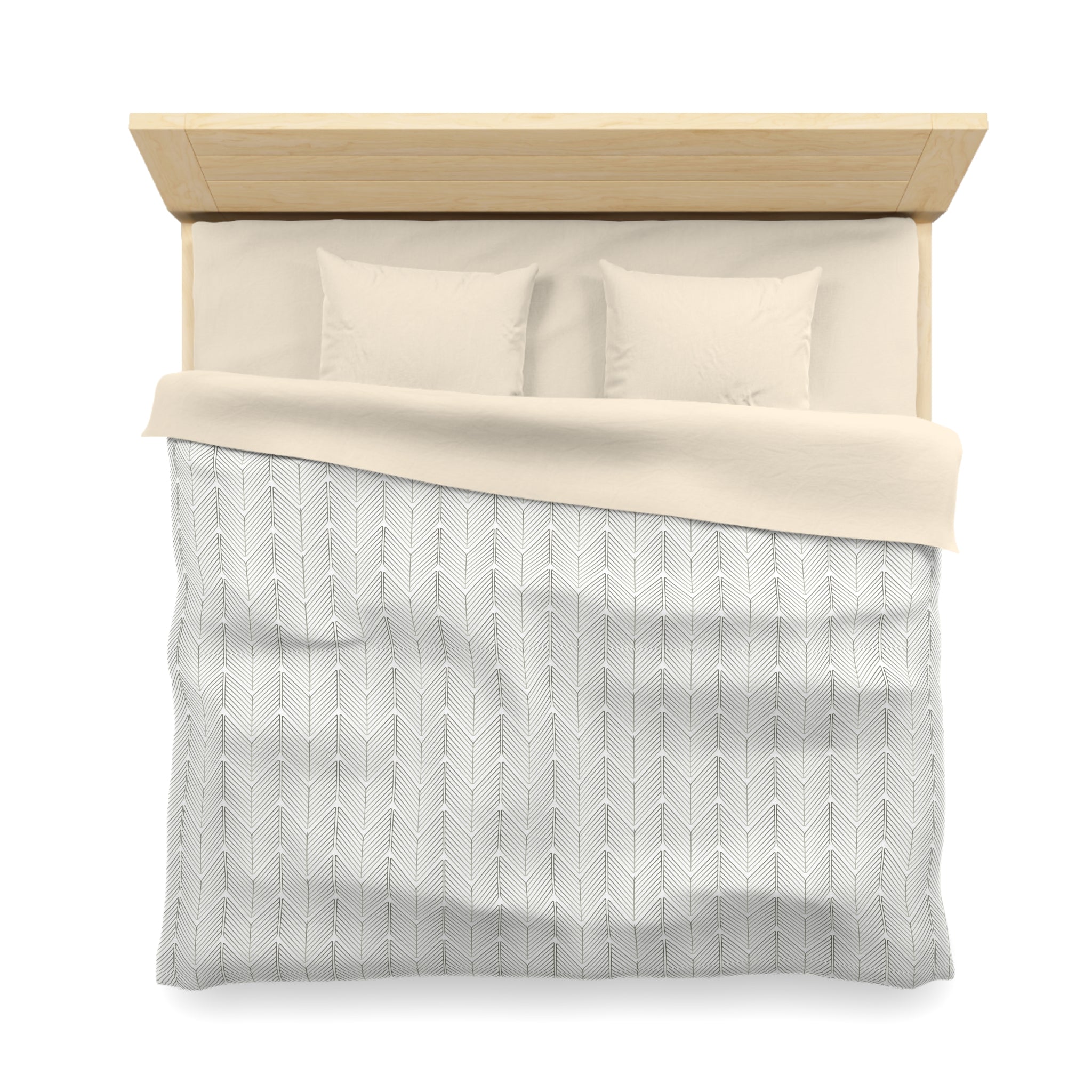 Art Deco Bedding Set | Grey Off White
